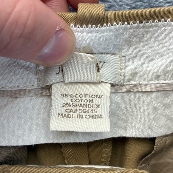 J. Crew Cafe Capri Khaki Tan Chino Pants Cropped Ankle Women's 4 - Picture 6 of 9